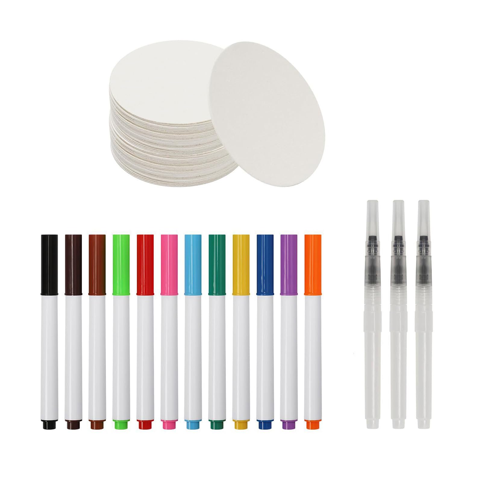 Ensemble de peinture professionnelle avec 45 accessoires et éponges haute densité