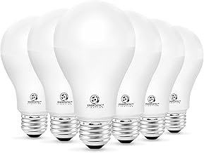 ENERGETIC SMARTER LIGHTING 150 Watt LED Light Bulb, Super Bright A21 Daylight 5000K, Non-Dimmable, 2300lm, High Lumen Light Bulbs, UL Listed, 6-Pack