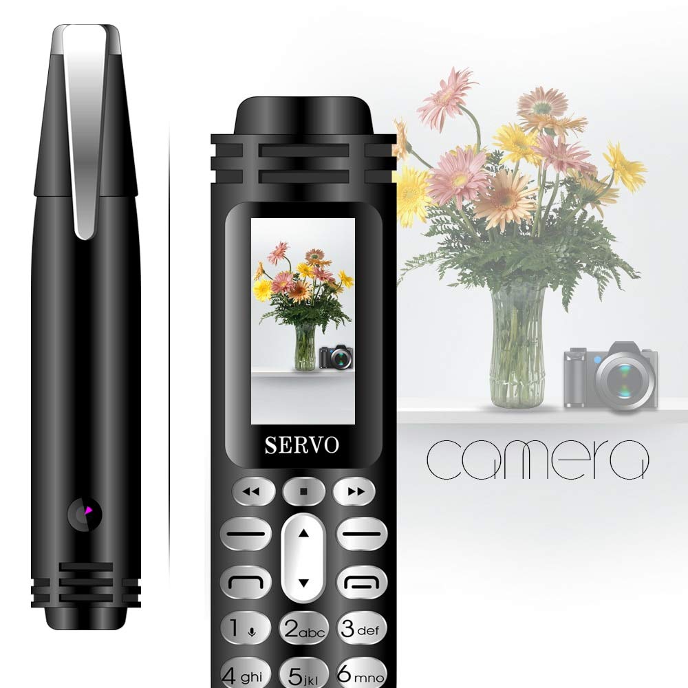 Servo K07 Mini Pen Cellphone Dual Sim Camera Flashlight Bluetooth