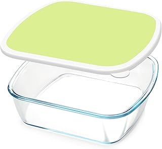 NUTRIUPS Glass Baking Dish with BPA Free Lids, Square Baking Pan, with W...