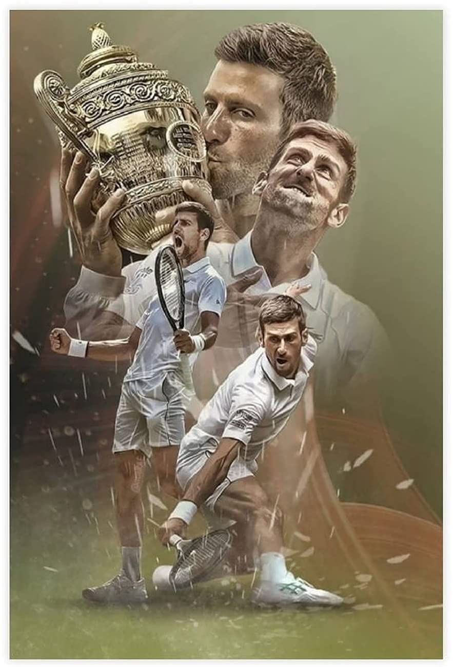 5d Diamant Broderie Joueur de tennis Novak Djokovic Noir Poster Diamant Croix Peinture Kits Diy 23.6x35.4(60x90cm) Sans Cadre 5d Diamant Broderie Joueur de tennis Novak Djokovic Noir Poster Diamant Croix Peinture Kits Diy 23.6x35.4(60x90cm) Sans Cadre