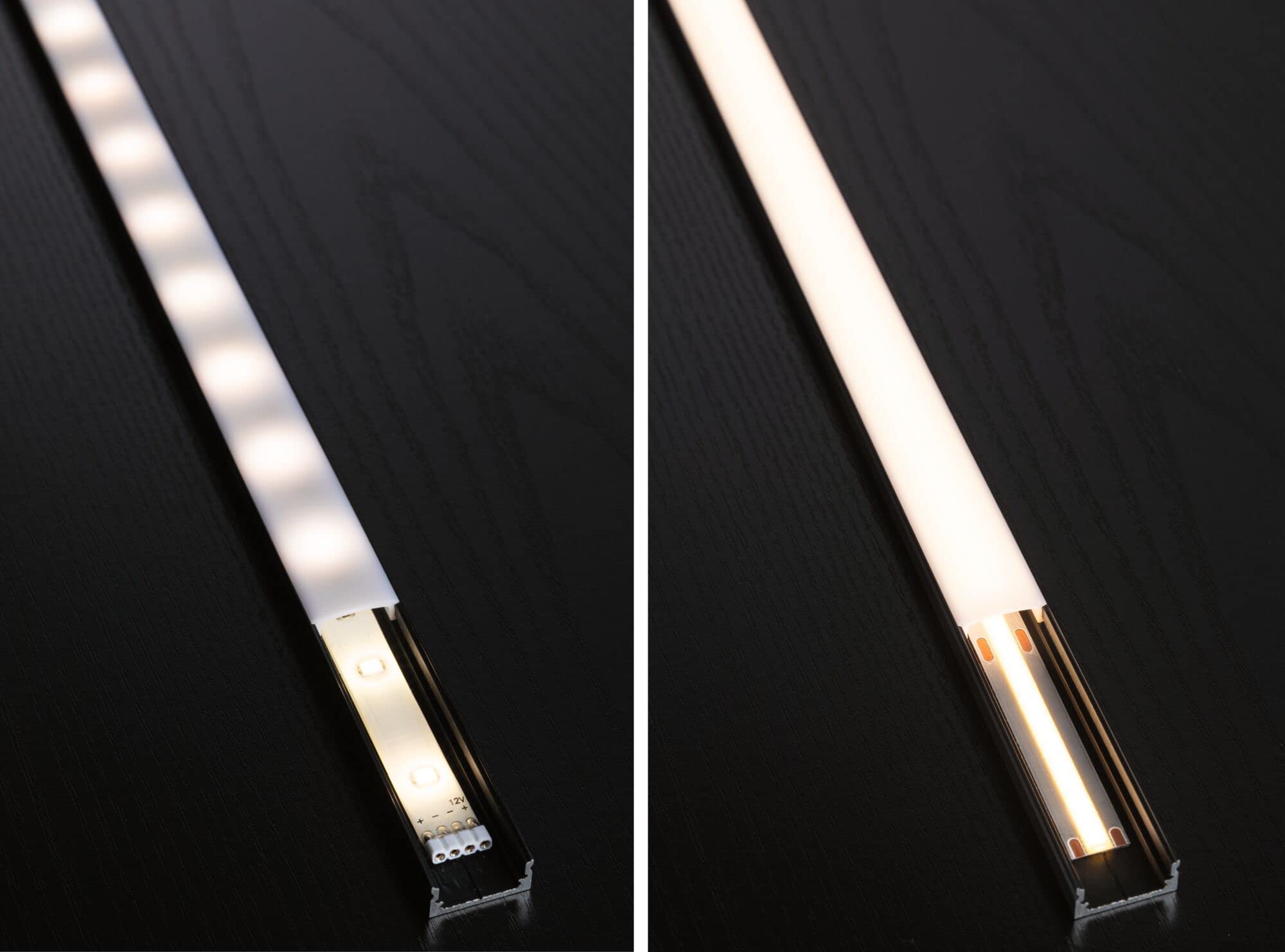 Paulmann 78864 SimpLED LED Strip Full-Line COB Komplettset 3m 22W 990lm 840LEDs/m RGB 24VA dimmbar Weiß Metall