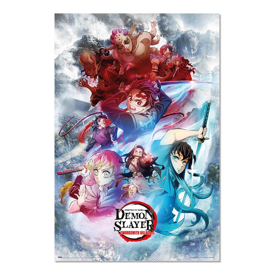 Grupo Erik Poster Demon Slayer - Laminas decorativas 61x91,5 cm