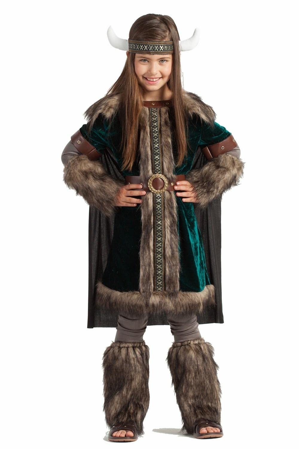 Kimokawaii Disfraz de Vikinga Green Infantil