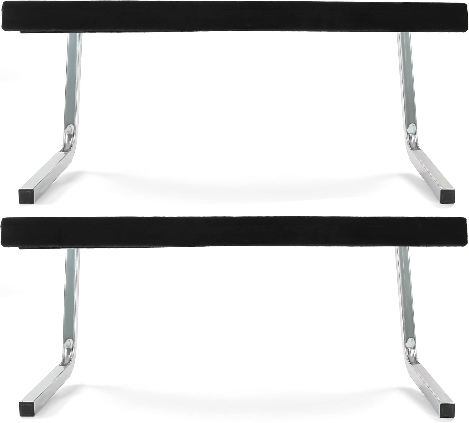 KUAFU 61" Adjustable Boat Trailer Bunk Guide-On Galvanized Steel Frame & Carpeted Boards, 75-Degree Angled Design, Set of 2