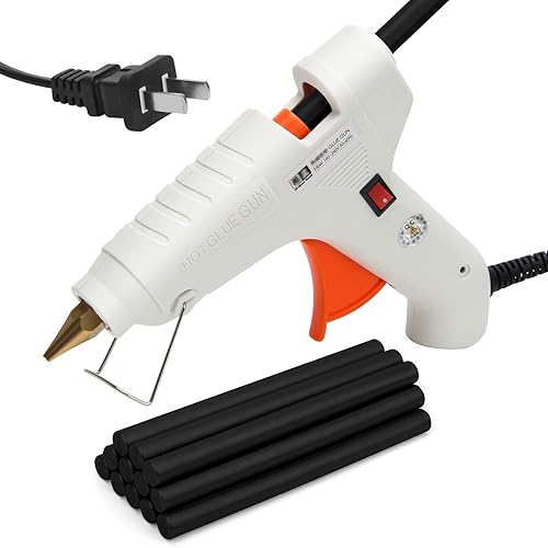 Luxiv - Palitos de cera de sellado de 5.4 pulgadas con pistola de pegamento, palos de cera de sellado de 0.394in, pistola de pegamento manuscrito de Luxiv - Palitos de cera de sellado de 5.4 pulgadas con pistola de pegamento, palos de cera de sellado de 0.394in, pistola de pegamento manuscrito de