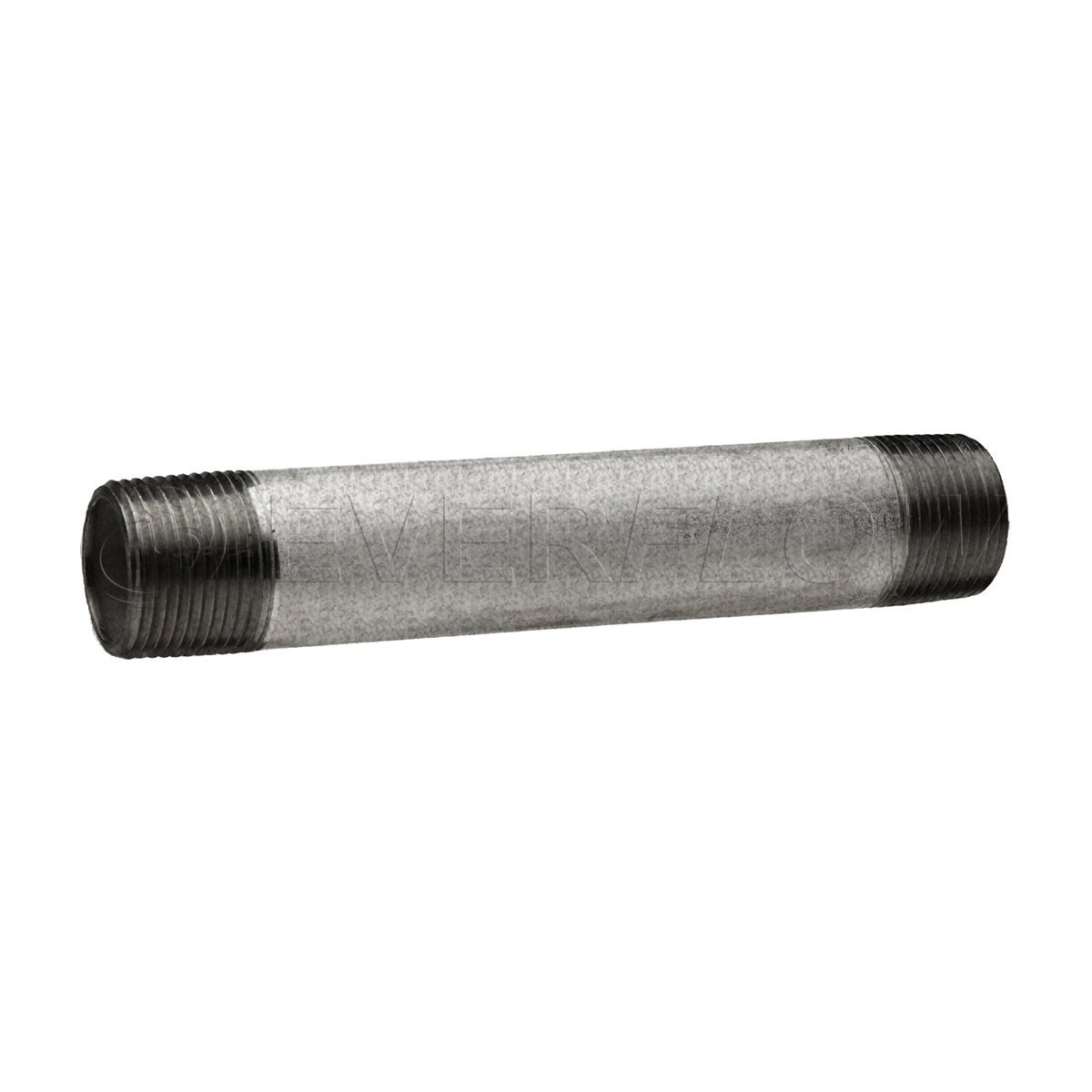 Everflow Supplies NRLG0344 4" Long Galvanized Left/Right Steel Pipe Fitting with 3/4" Nominal Size Diameter