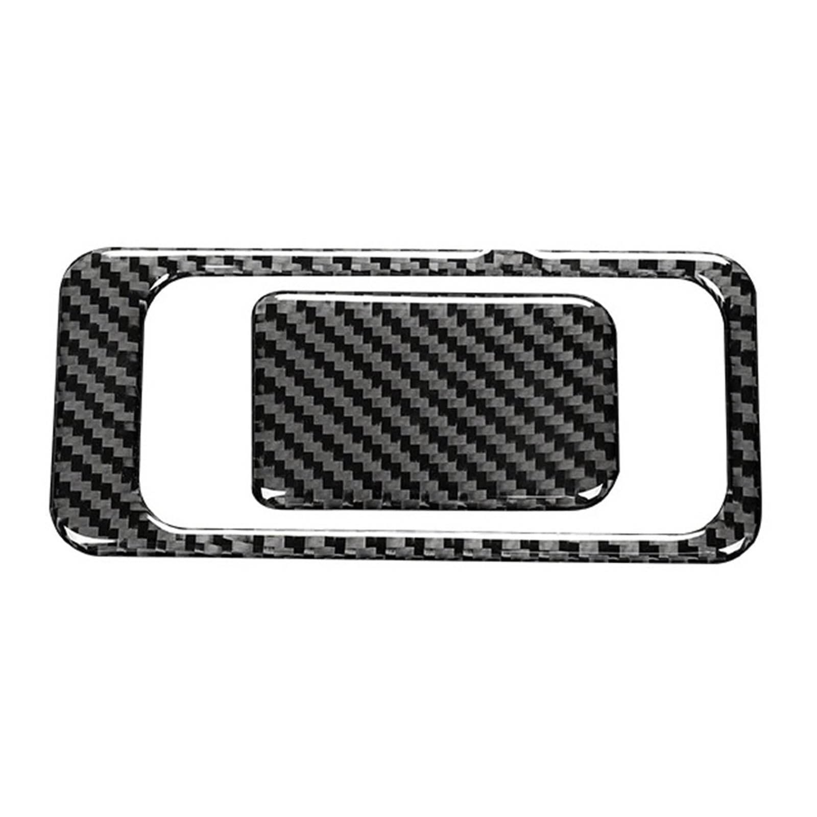 THXZINGLWG Compatible for Vw Golf 7 Gti Mk7 2013-2019 Carbon Fiber Auto Copilot Storage Box Switch Decorative Sticker Frame Car Accessories(Rhd)