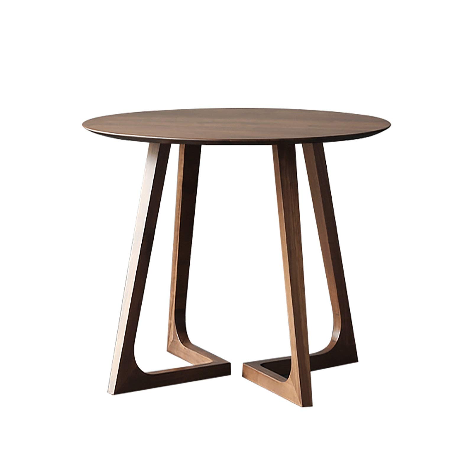 GArcan Couchtisch, Beistelltisch, Tee-Beistelltisch, Beistelltisch, Massivholz-Beistelltisch mit Holzbeinen, Couchtisch, runder Snack-Tisch, einfach zu montieren, Sofatisch, Kleiner Nachttisch, Bei