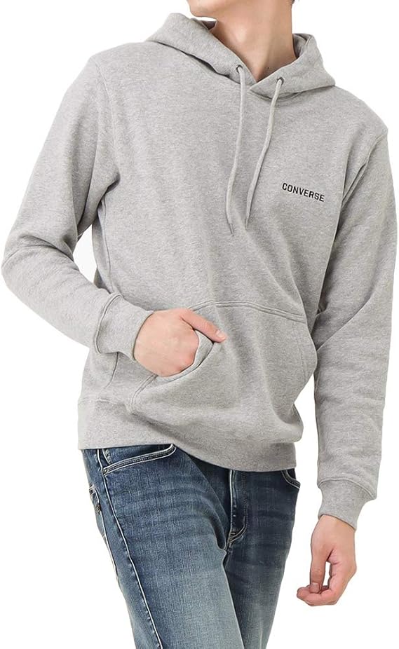 Amazon Converse コンバース パーカー スウェット トレーナー 長袖 プルオーバー メンズ ワンポイントパーカー ブランドロゴ 刺繍 シンプル 0473 5502z トレーナー パーカー 通販
