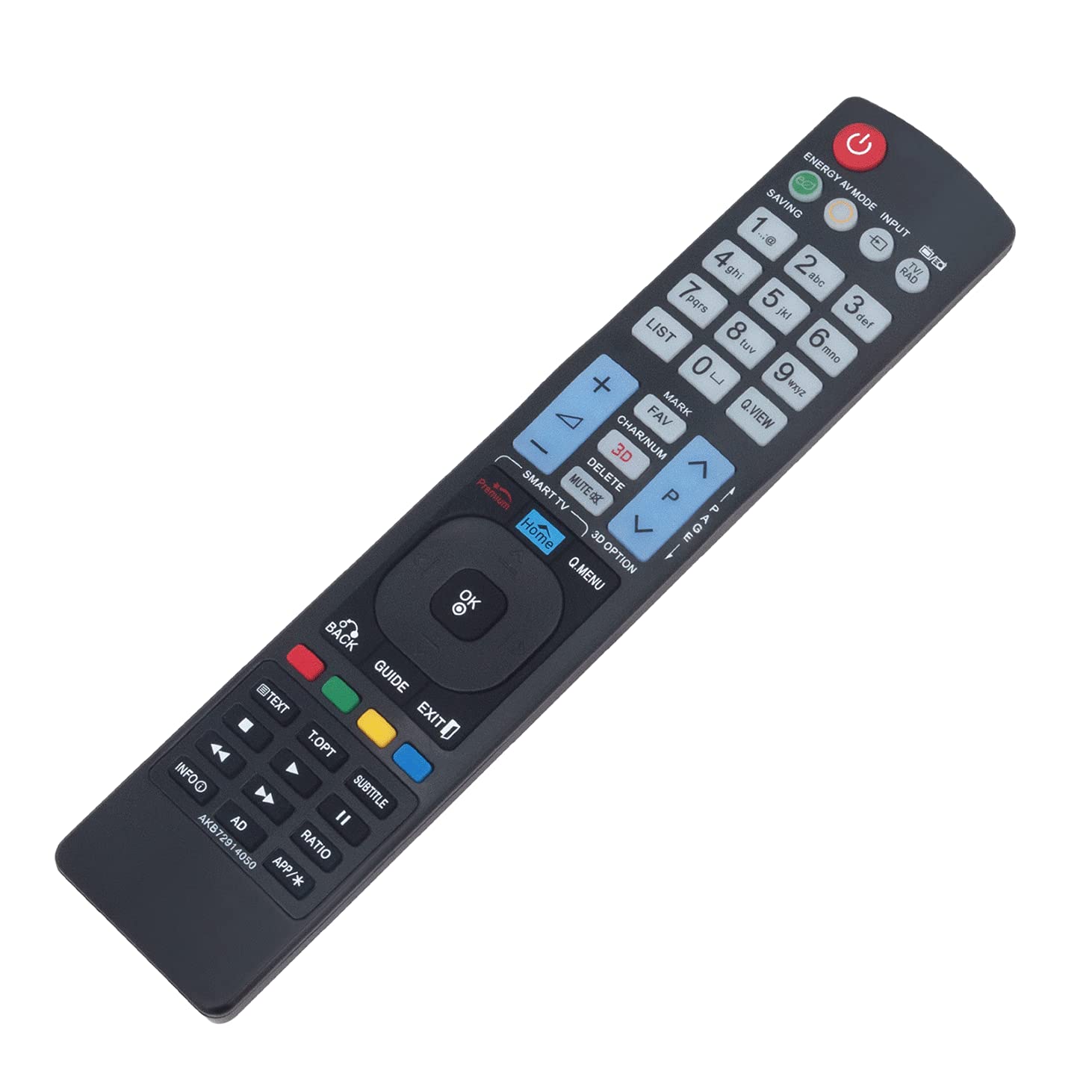 📺 Télécommande VINABTY AKB72914050 – Compatible LG 37LV550T • 47LV550T • 42LW550T • 55LW550T – Remplacement Facile