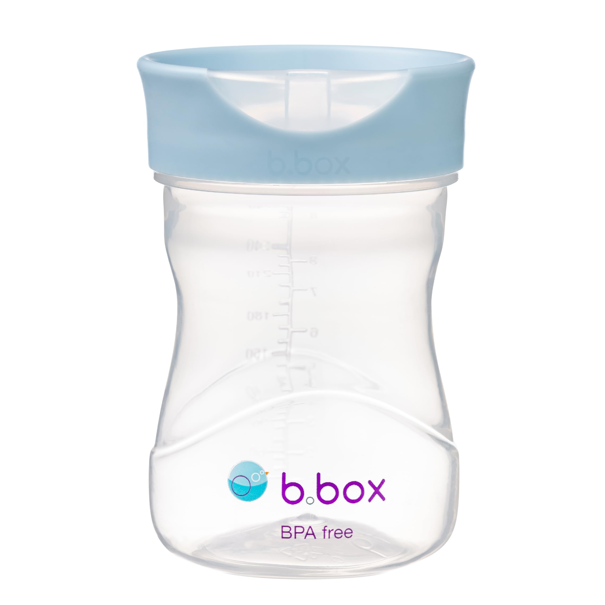 b.box Trinklernbecher - Free-Flow-Öffnung, Übergang von Schnabeltasse zu Trinkbecher Kinder - BPA-frei, für Spülmaschine | Ab 12 M | 240 ml
