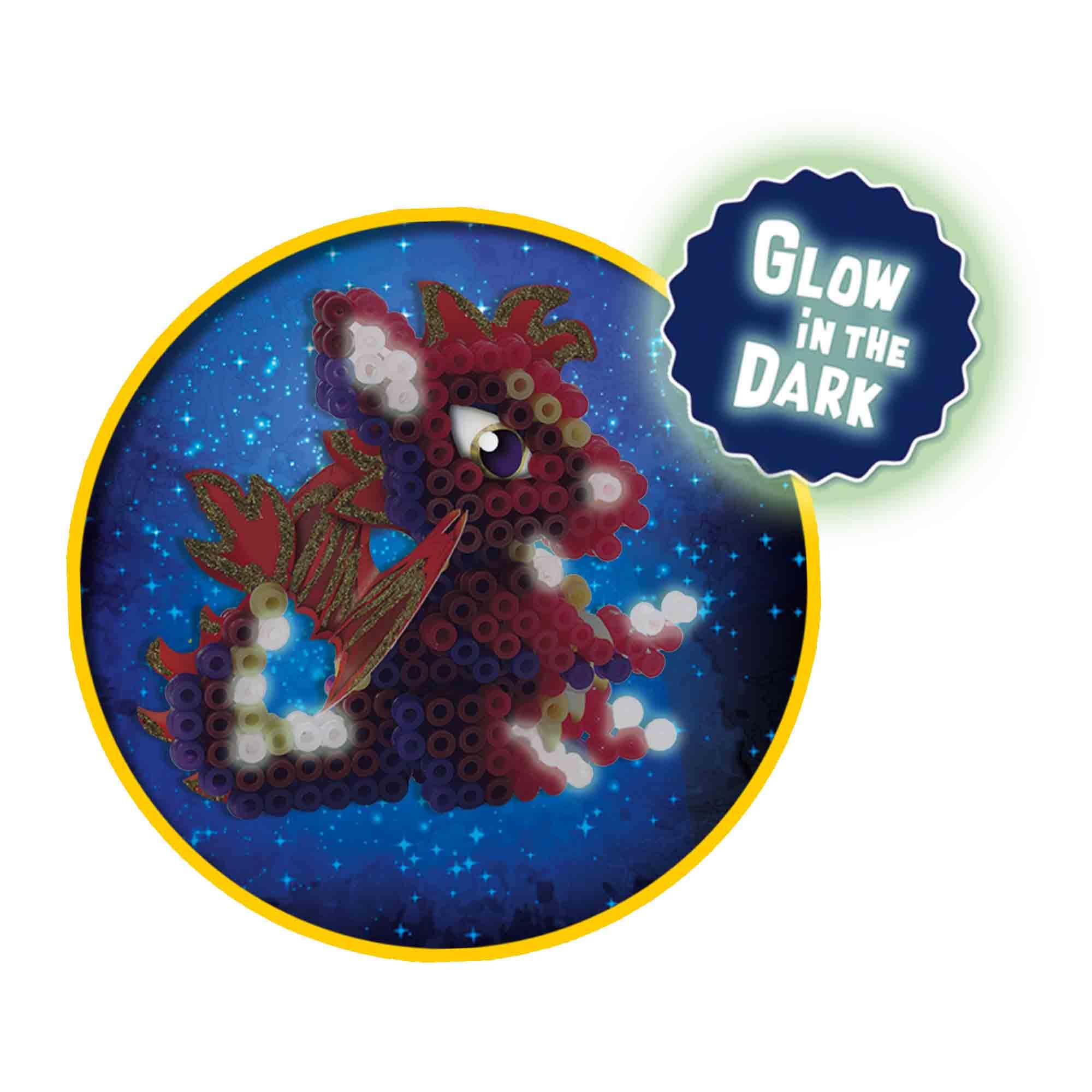 トロールビーズ　ハッピードラゴン＆ベイビードラゴン Amazon.co.jp: SES Creative 06208 アイロンオンビーズ-ドラゴン、各種