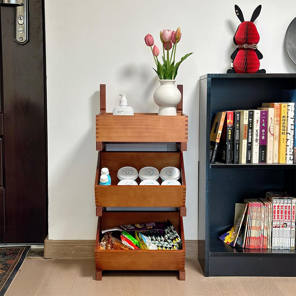 Amazon｜ZJLZ Treasure 収納棚 収納ラック 整理棚 本棚 飾り棚