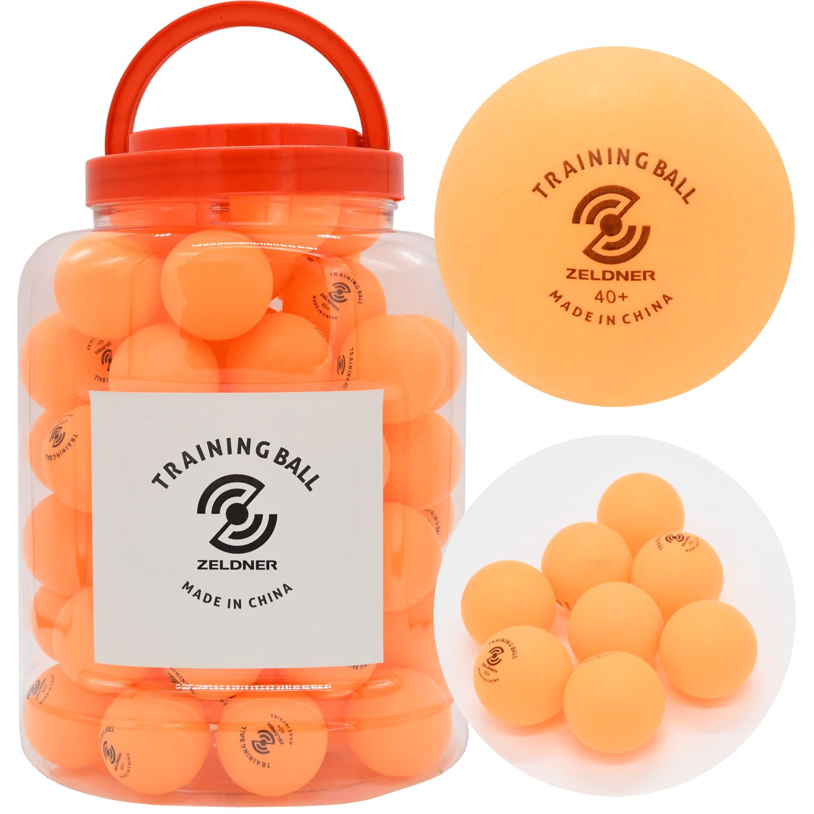 Amazon | 卓球ボール 練習用 55個セット 40mm ABS樹脂 練習球 ピンポン