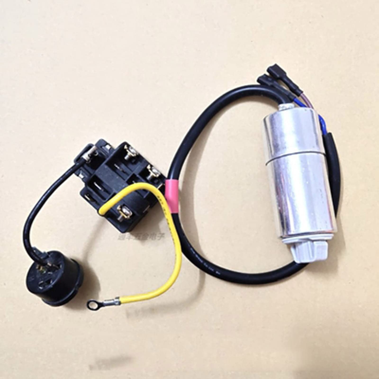 QP2-15/D Relé de arranque para refrigerador + protector redondo, relé de arranque de sobrecarga del compresor compatible con accesorios de repuesto para refrigerador Haier