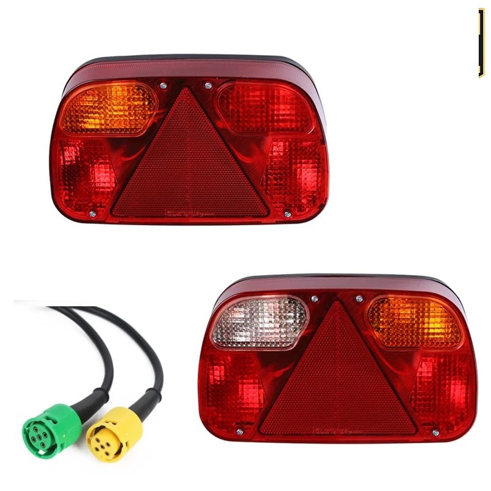 2 szt. 12V przyczepa samochodowa tylne światło tylnego hamulca przeciwmgielne lampka sygnalizacyjna kable w wiązce 5-żyłowy kabel do ciężarówki kempingowa ciężarówka Van