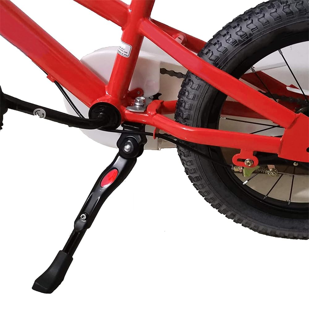 Bike Kickstand for Kids, Adjustable Center Mount Bicycle Kickstands Bike Stand, Adjustable Aluminum Alloy Kickstands, for 16-20Inch Wheel Mountain Bike/Road Bicycle/Adult Bike/Sports Bike