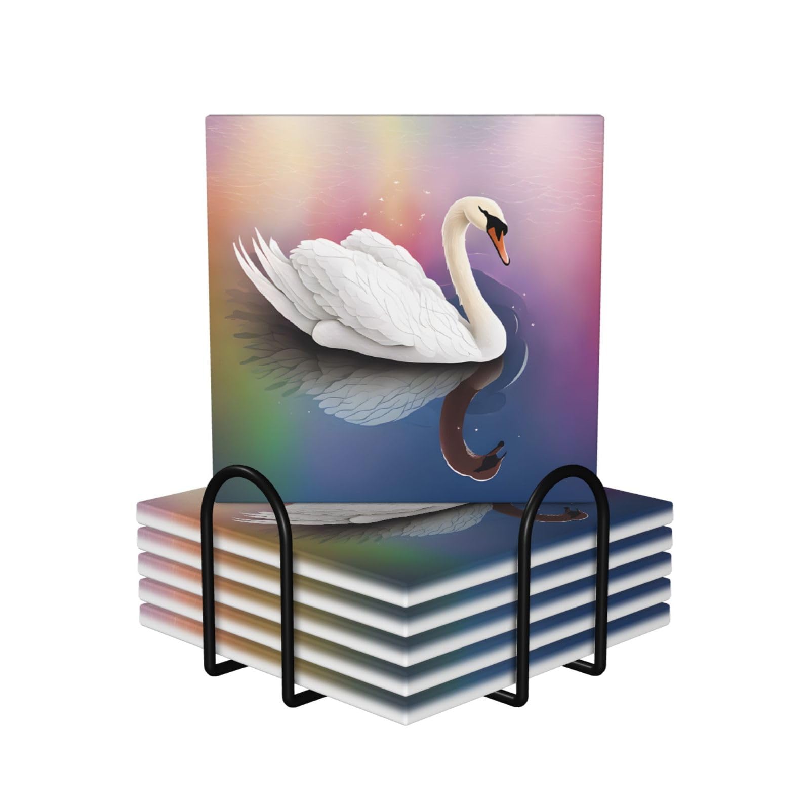 Dessous de verre en céramique pour table basse et décoration de ferme