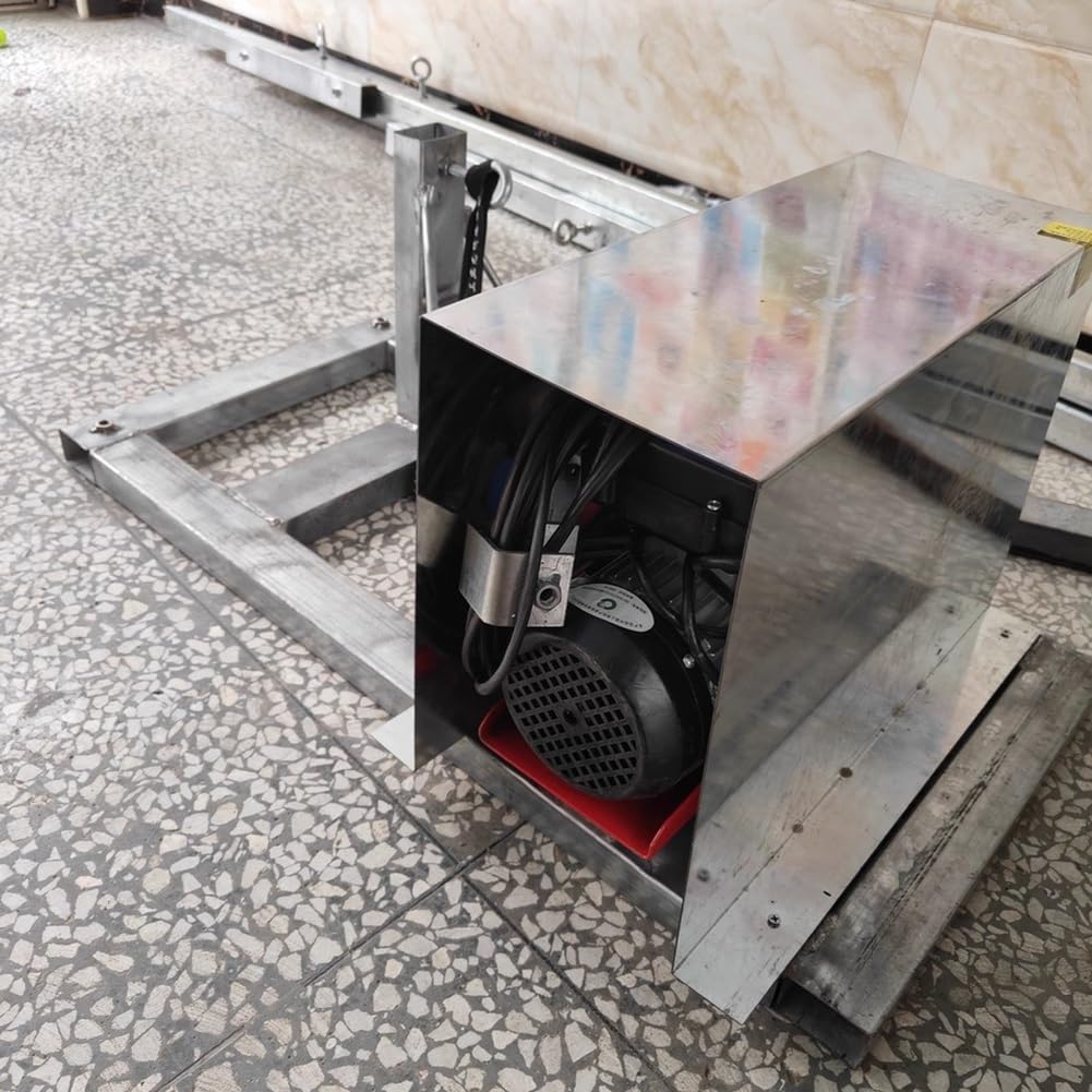 Gru A Pavimento - Sollevatore Per Materiali In Calcestruzzo, Paranco Elettrico Con Telecomando Wireless, Capacità Di Carico 150 Kg - Ristrutturazione Casa(Height 8.5m)