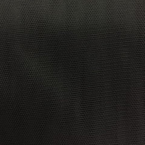 SHAH TEXTILES UK Dress Net Fabric 100% Nylon Stiff See Through Mesh Holes Suitable for Tutu’s Netted Underskirts Layers on Clothing Costumes Fancy-Dress | Black | Sold by Meter, 1 Meter Cover