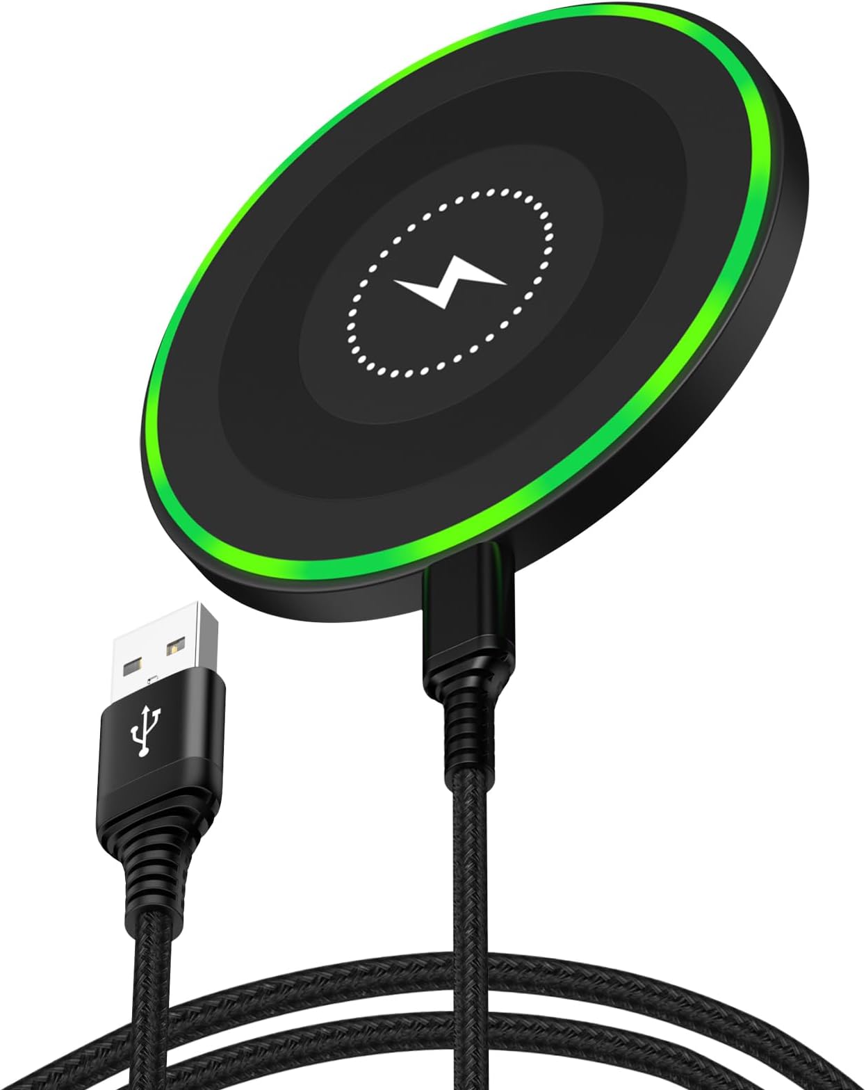 – Wireless Charger Samsung Wireless Charging Pad for Samsung Galaxy S25 Ultra S24 FE S23 S22 S21 S20 Z Flip 7/6, 15W Wireless Fast Charging Phone Charger for Google Pixel 10 9 Pro 8, iPhone 17 16e 15 14