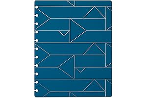 TUL Discound Notebook Covers Letter Size, Blue Geo, Pack of 2