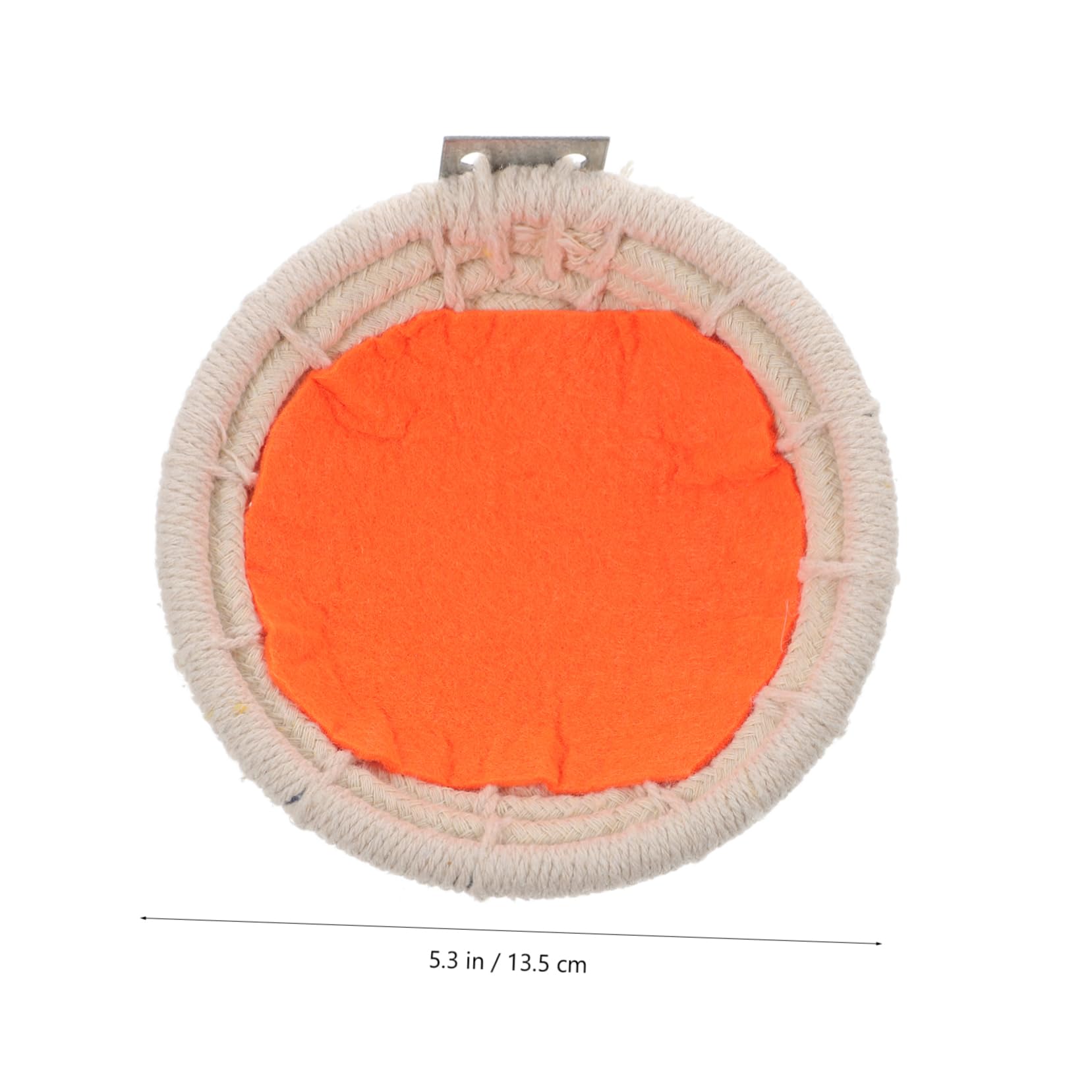 ifundom Handmade Cotton Weave Bird Breeding Nest for Parrots Large Hatching Hut Cave for Budgie Parakeet Cockatiel Lovebird Durable Relief