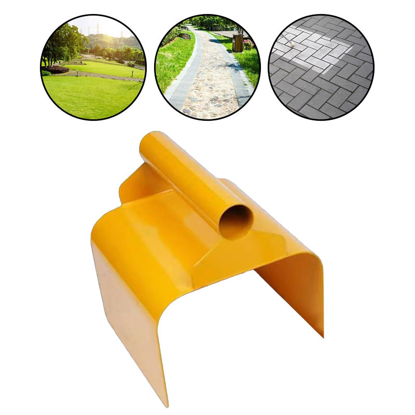 Colcolo Llana para bordillos de jardinería Herramienta versátil para moldear caminos de bricolaje Herramienta manual para mortero Herramienta para Llana, Style B