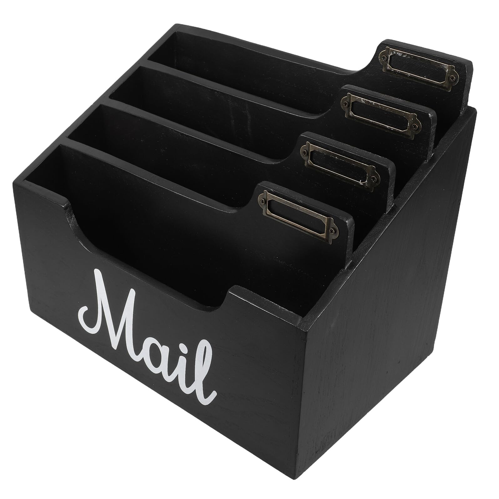 Holz Briefablage Schreibtisch Organizer ohne Montage Aktenhalter Postfach Rustikaler Landhausstil Büro Aufbewahrungsbox Homeoffice Dokumentenablage