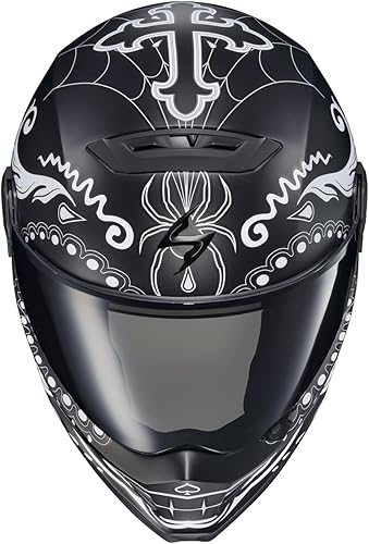 Miniatura 4 de ScorpionEXO Covert FX - Casco de motocicleta de cara completa para adultos, estilo Street Fighter, bolsillos para altavoces con Bluetooth DOT ECE El