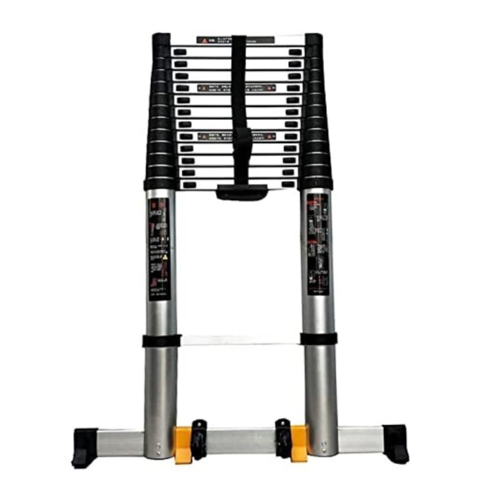 loft Stairs Telescopic Extension Ladder with Wheels, Heavy Duty Extendable Long Ladder for Home, Attic, Loft and Workplace Climbing(5m)