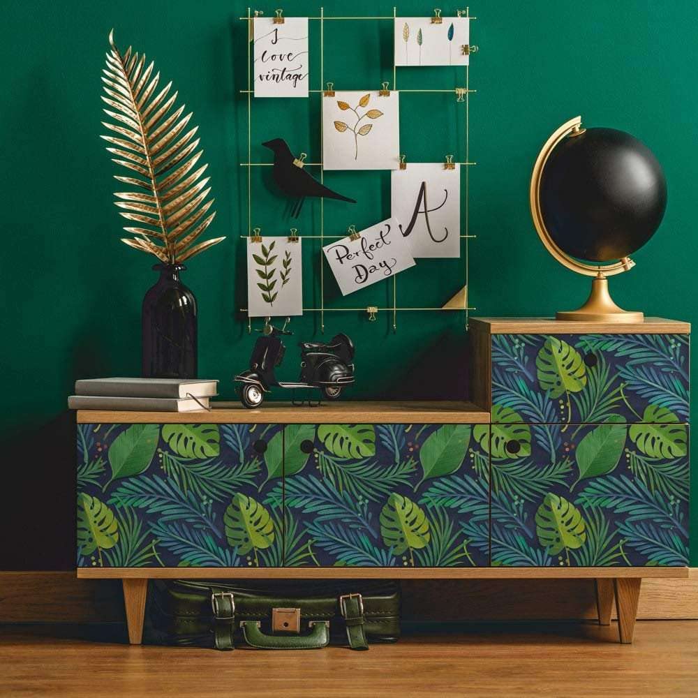 Carta Adesiva Effetto Marmo Nero E Oro - 40cm X 2m, Impermeabile Per Mobili E Pareti - Foto 3