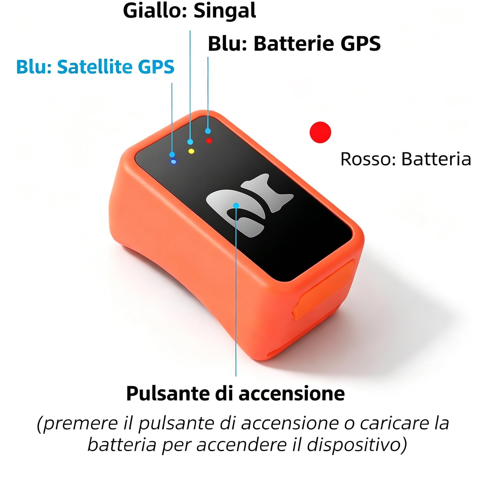 Rastreador GPS Impermeable para Mascotas, Localizador Antipérdida Red Completa, Seguimiento En Tiempo Real, Collar De Seguridad Ajustable, Compatible Tarjeta SIM 4G