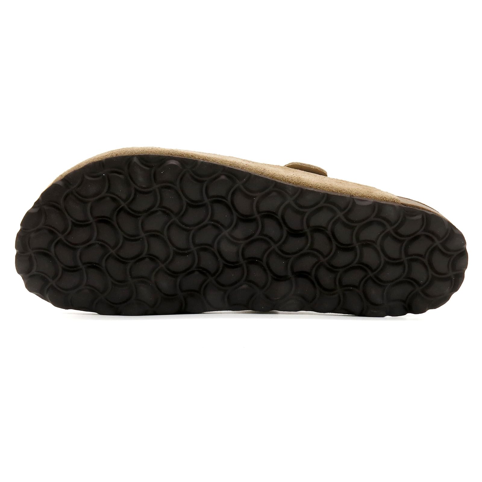 CASUAL Sabots en cuir pour homme - Chaussons confortables avec semelle en liège et semelle intérieure - Fabriqué en Espagne