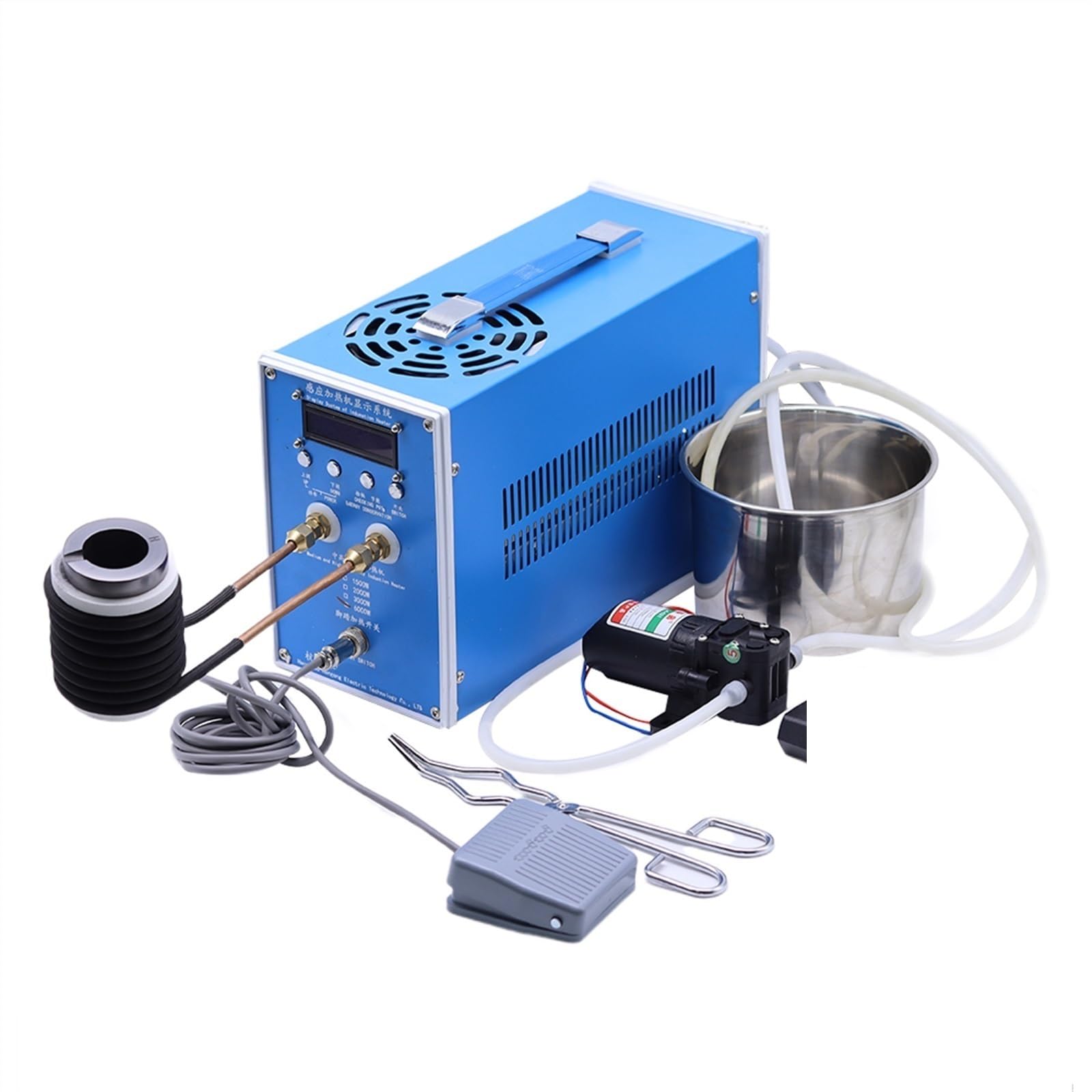 Nagrzewnica indukcyjna 2000W 2800W Nagrzewnica indukcyjna wysokiej częstotliwości Nagrzewnica indukcyjna ZVS Piec do topienia srebra i złota(ZDBT-2)