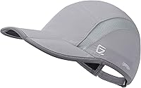 GADIEMKENSD Reflective Foldable Outdoor Hat - UPF 50+ Sun Protection, Breathable Unstructured Cap for Men Women Running Hiking Golf