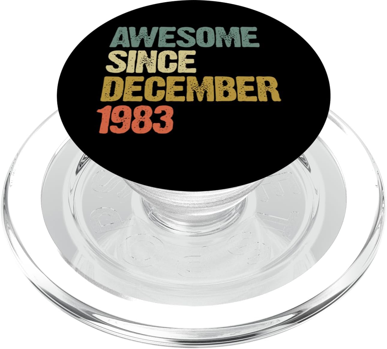 Awesome Since December 1983 36 Years Old 36th Birthday Gift PopSockets Grip and Stand for Phones and Tablets PopSockets MagSafe PopGrip for iPhone