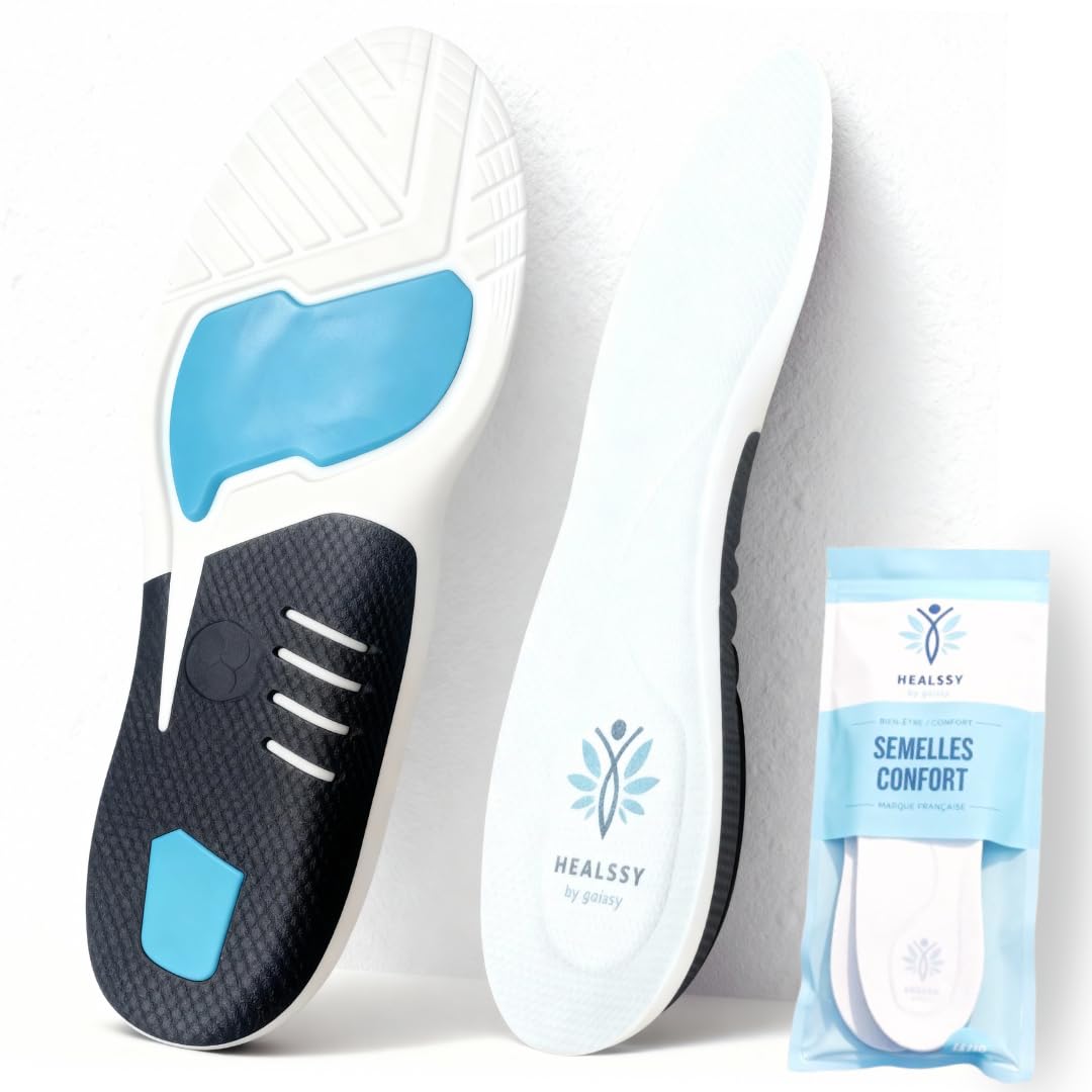 Solette Ortopediche Premium – Miglioramento della Postura, Ammortizzazione, Supporto Medico per Piedi Piatte, Cavi, Fascite Plantare e Sperone Calcaneare, Sollievo per Dolori a Piedi e Talloni