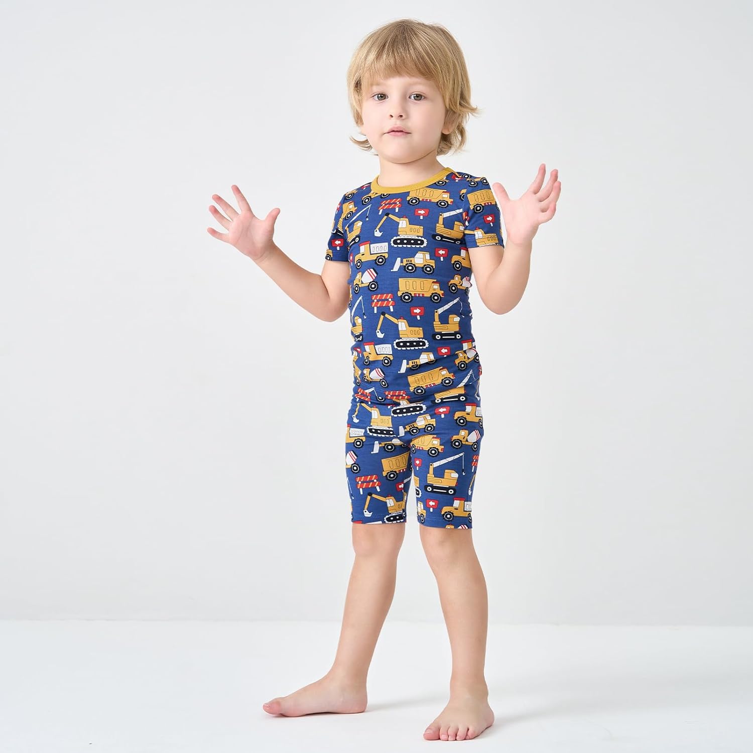 pureborn Baby Toddler Kids Viscose from Bamboo Pajamas Set Pjs 2pcs 18M-8Y - Image 3