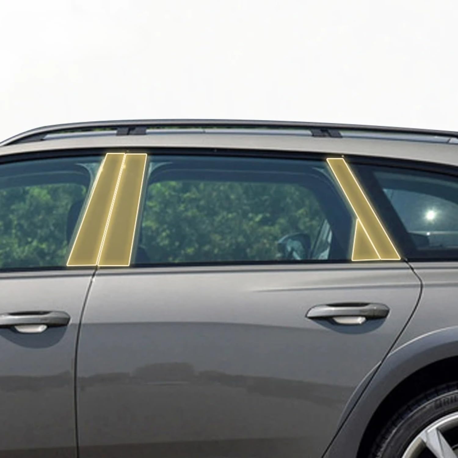 Pellicola protettiva per carrozzeria auto, in poliuretano termoplastico, resistente ai graffi, per Audi A6 C8 2019-2024 (trasparente)