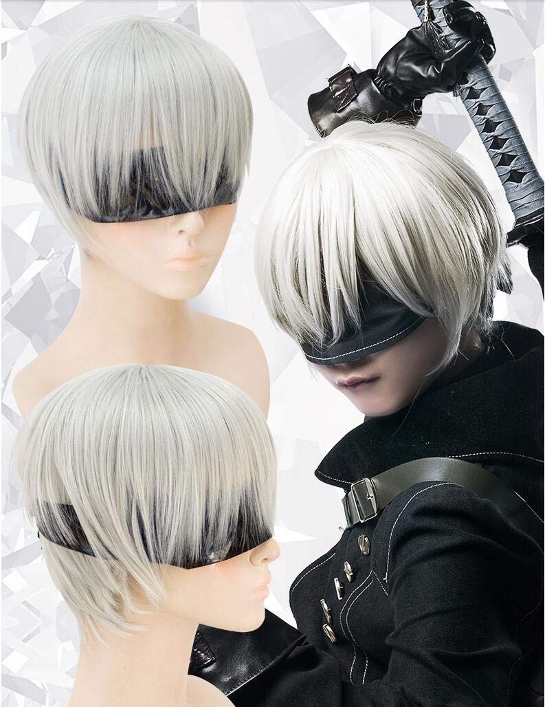 Amazon.co.jp: 耐熱コスプレウィッグ 2B 9S A2 ヨルハ二号B型 風