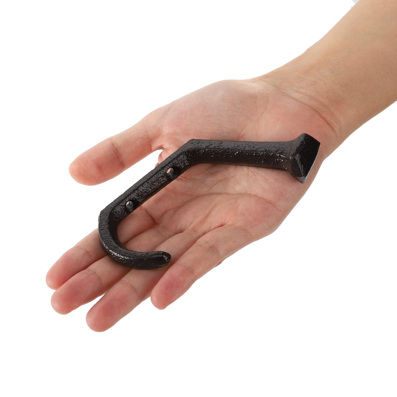 10 Pezzi Piccoli Ganci Con Vi Ganci Da Parete In Lega 17mm/0.67in Vintage Nero Argento Oro - Foto 10