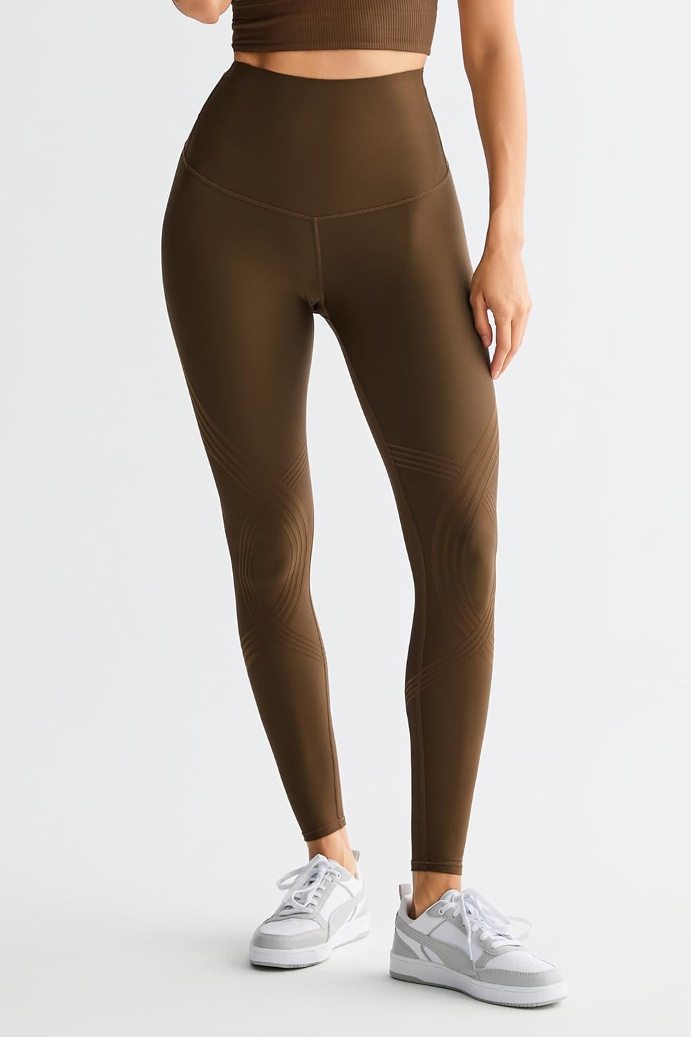 Orolay Compression Leggings for Women Tummy Control High Waisted Leggings for Women Full Length Workout Yoga Pants - Image 2