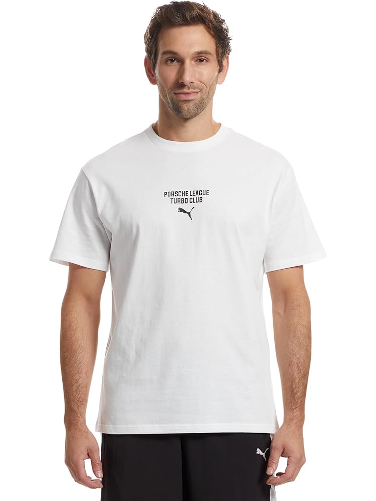 White PUMA Porsche Legacy Graphic T-Shirt