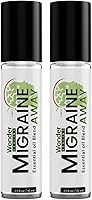 Vista 1 de Alivio de la migraña: mezcla de aceites esenciales totalmente naturales para aliviar dolores de cabeza y migrañas, listo para usar, 0.3 fl oz