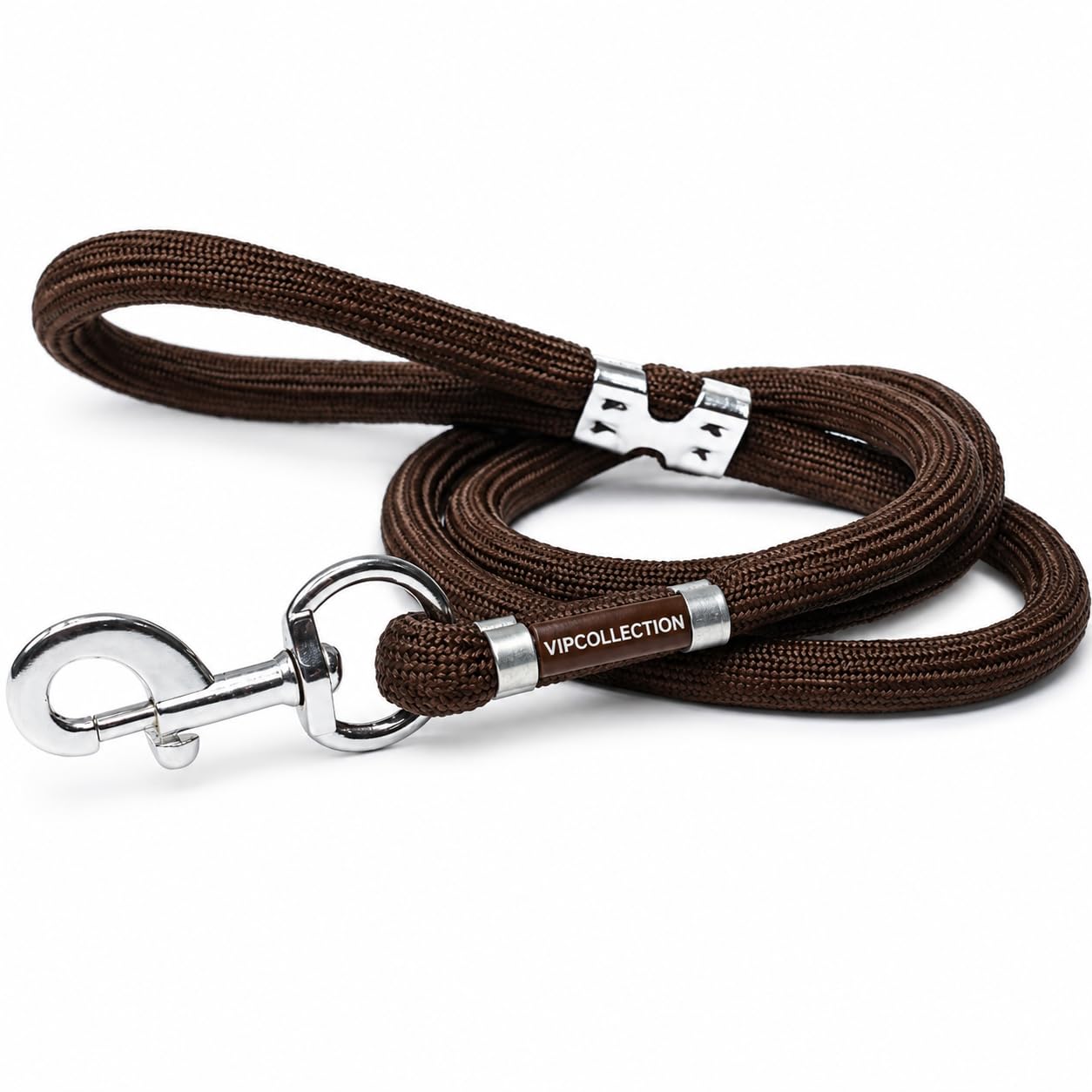 VIPCOLLECTION No Pull -Step in Soft Padded Dog Harness and Collar Leash for Small Medium Large Dogs - Escape Proof Adjustable Combo for Walking Training Hiking Outdoor (Extra Small, Brown) 2