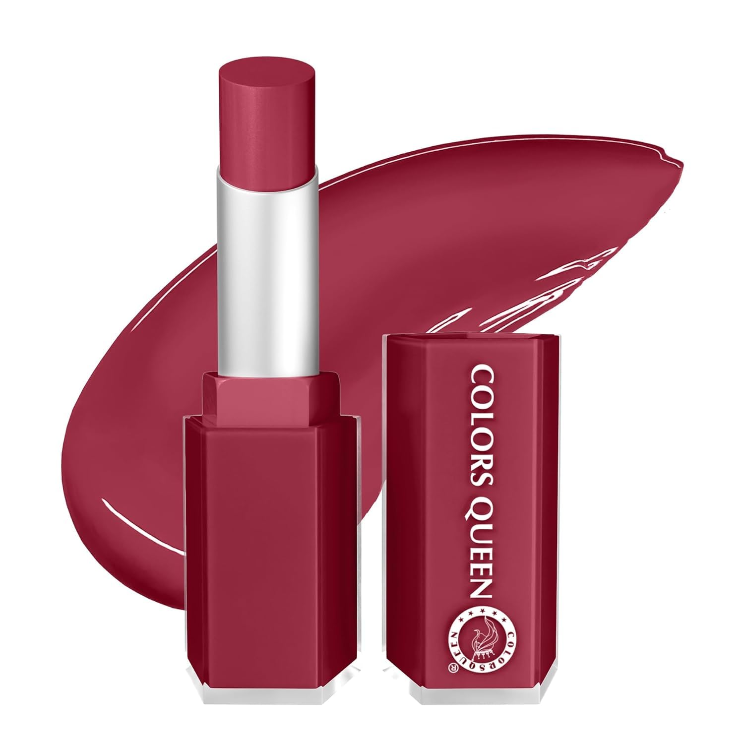 PREMIUM Gloss Bomb Lipstick + Gloss | Lightweight & Non-Sticky | Smooth 8 Hrs Hydrating Formula | | High Shine Lipstick for Women Enriched with Shea Butter, Vitamin E & Squalane (01 - Riri, 3.6g) SH-7711-image-34