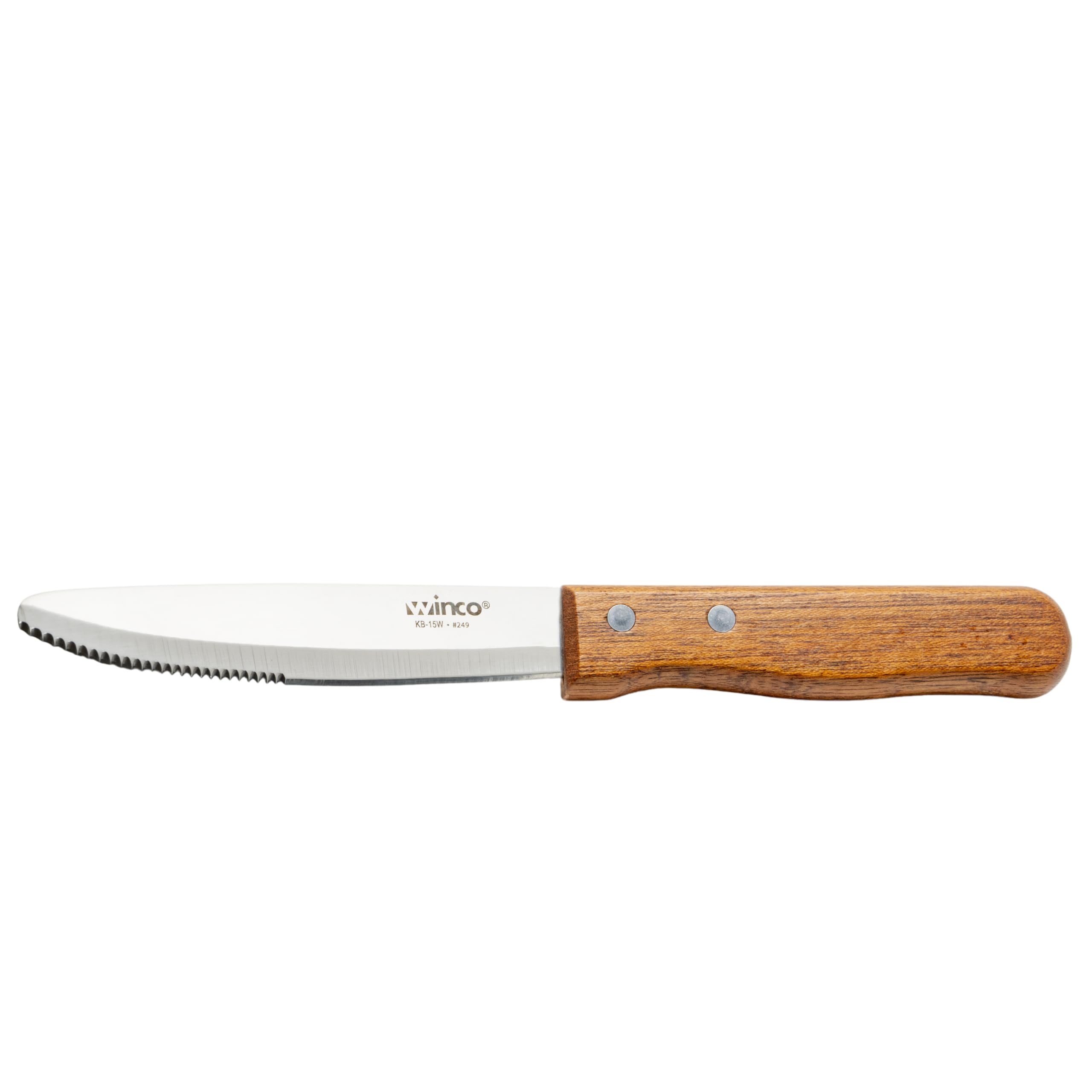 Winco 1 / 5" / Rounded Wood Knife Blades