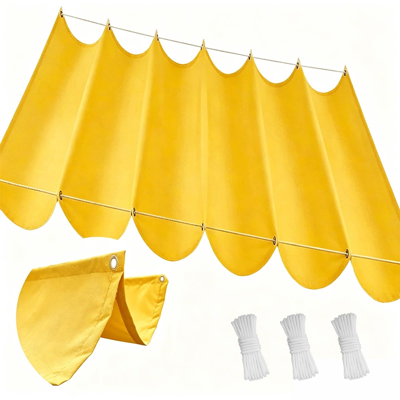 Voile ombrage protection UV bâche rectangulaire rétractable 210 x 450 cm